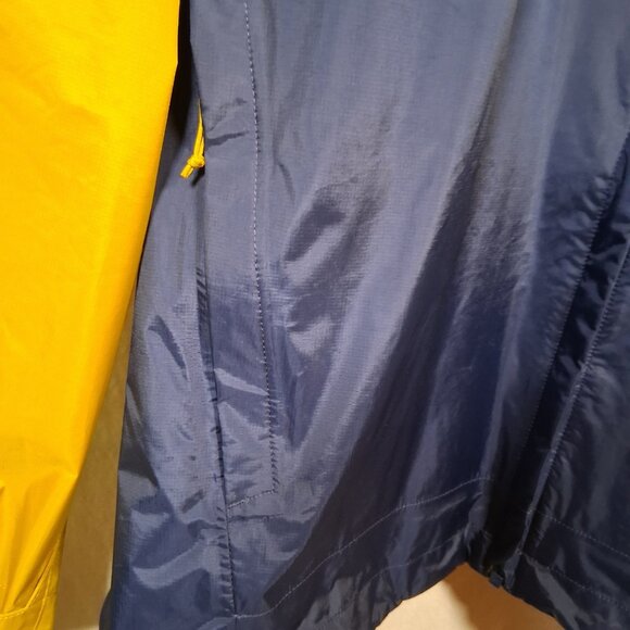 Patagonia Torrentshell Rain Jacket Men XL Blue Chartreuse Colorblock h2no Hiking - Picture 13 of 16